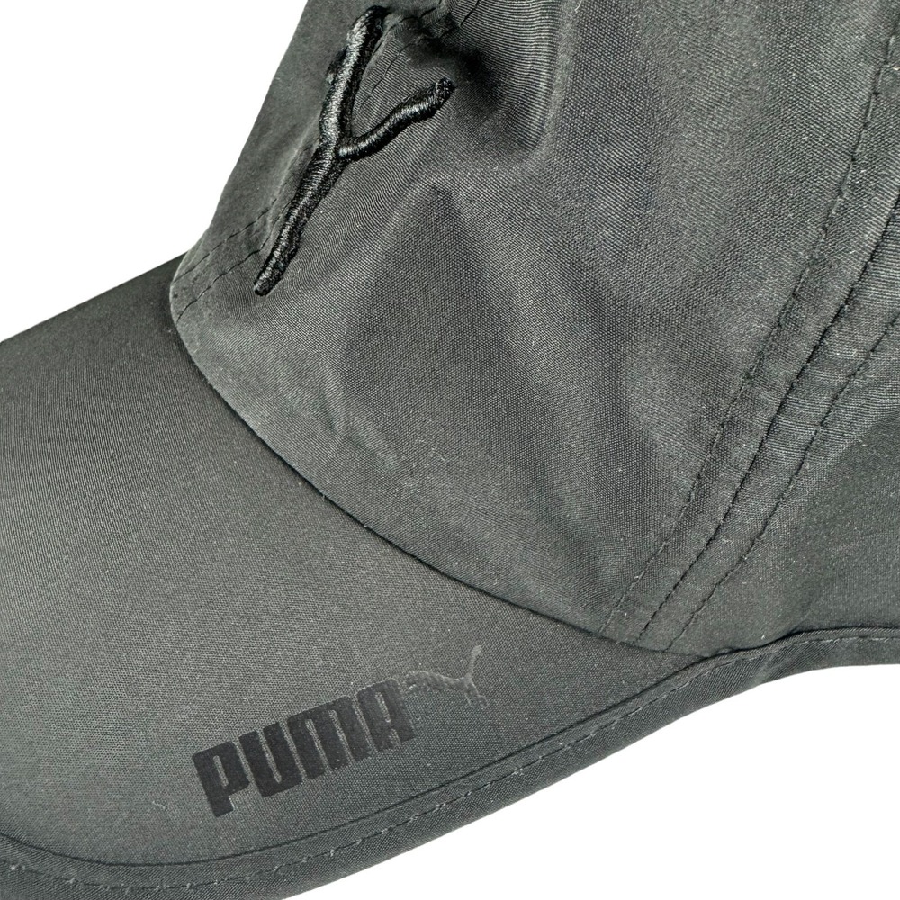 Puma Men's Cap Size OSFA Black Adjustable Hat Embroidered Logo One Size - Picture 5 of 6